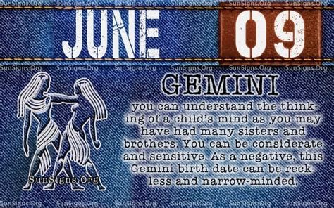 June 9th Zodiac (Gemini) Horoscope